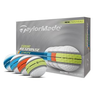 TaylorMade Tour Response Neon Stripe Multi Golf Balls - Prior Gen