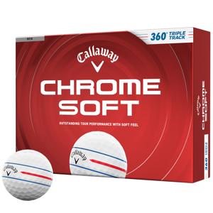 Callaway Chrome Soft 360 Triple Track White Golf Balls
