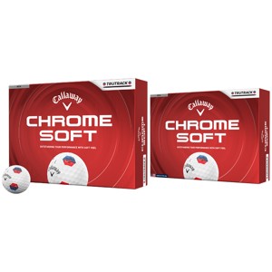 Callaway Chrome Soft TruTrack White Golf Balls