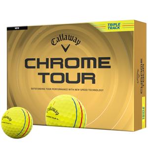 Callaway Chrome Tour Triple Track Yellow Golf Balls