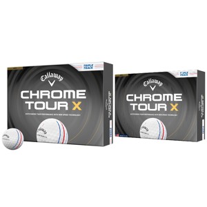 Callaway Chrome Tour X Triple Track White Golf Balls