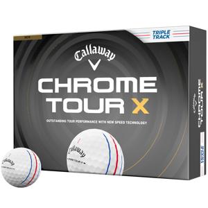 Callaway Chrome Tour X Triple Track White Golf Balls