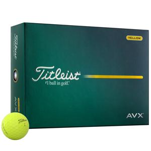 Titleist AVX Yellow Golf Balls