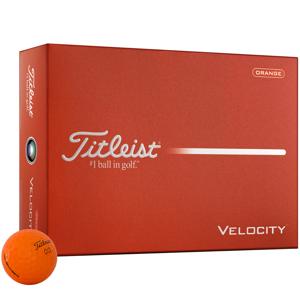 Titleist Velocity Matte Orange Golf Balls