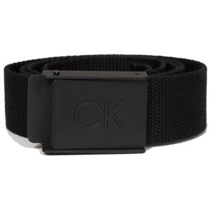 Calvin Klein Mens Monogram Buckle Belt - Platinum Collection