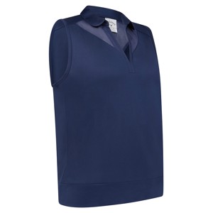 Callaway Ladies Waist Length Mesh Detail Sleeveless Polo Shirt - SALE