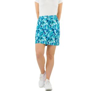 Pure Golf Ladies Clarity Printed Skort - Water Lily