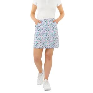 Pure Golf Ladies Clarity Printed Skort - Mirrored Moonstone