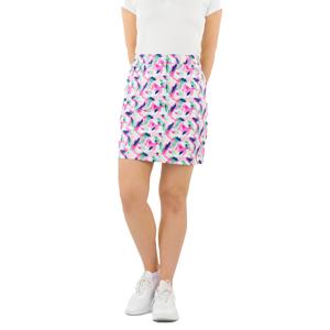 Pure Golf Ladies Clarity Printed Skort - Portrait Of Paradise
