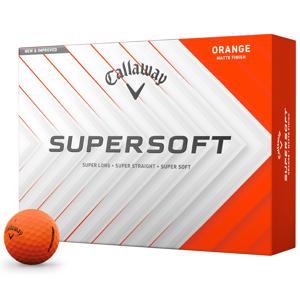 Callaway SuperSoft Matte Orange Golf Balls