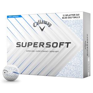 Callaway SuperSoft Splatter Blue Golf Balls