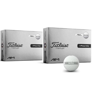 Titleist Pro V1x Left Dash AIM Enhanced Golf Balls