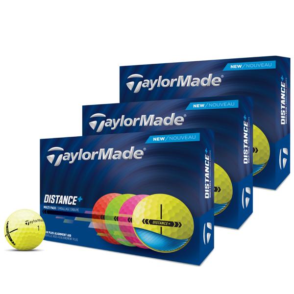 TaylorMade Distance Plus Golf Balls (36 Balls) - 3 For 2