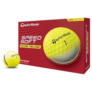 TaylorMade SpeedSoft Yellow Golf Balls