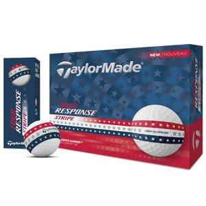 Limited Edition - TaylorMade Tour Response Stripe USA Golf Balls