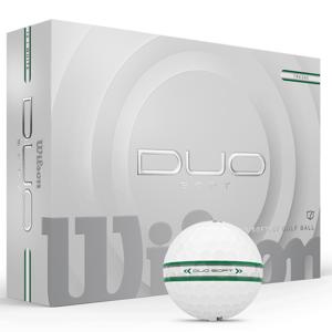 Wilson Duo Soft TRK360 White/Green Golf Balls
