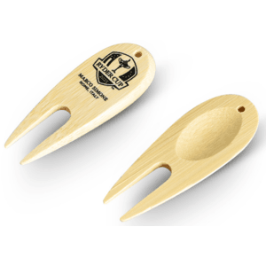 Bamboo Pitch Mark Repairer Pitchfork - Personalised