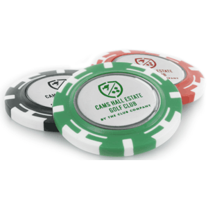 Poker Chip Disc Ball Marker Holder - Personalised